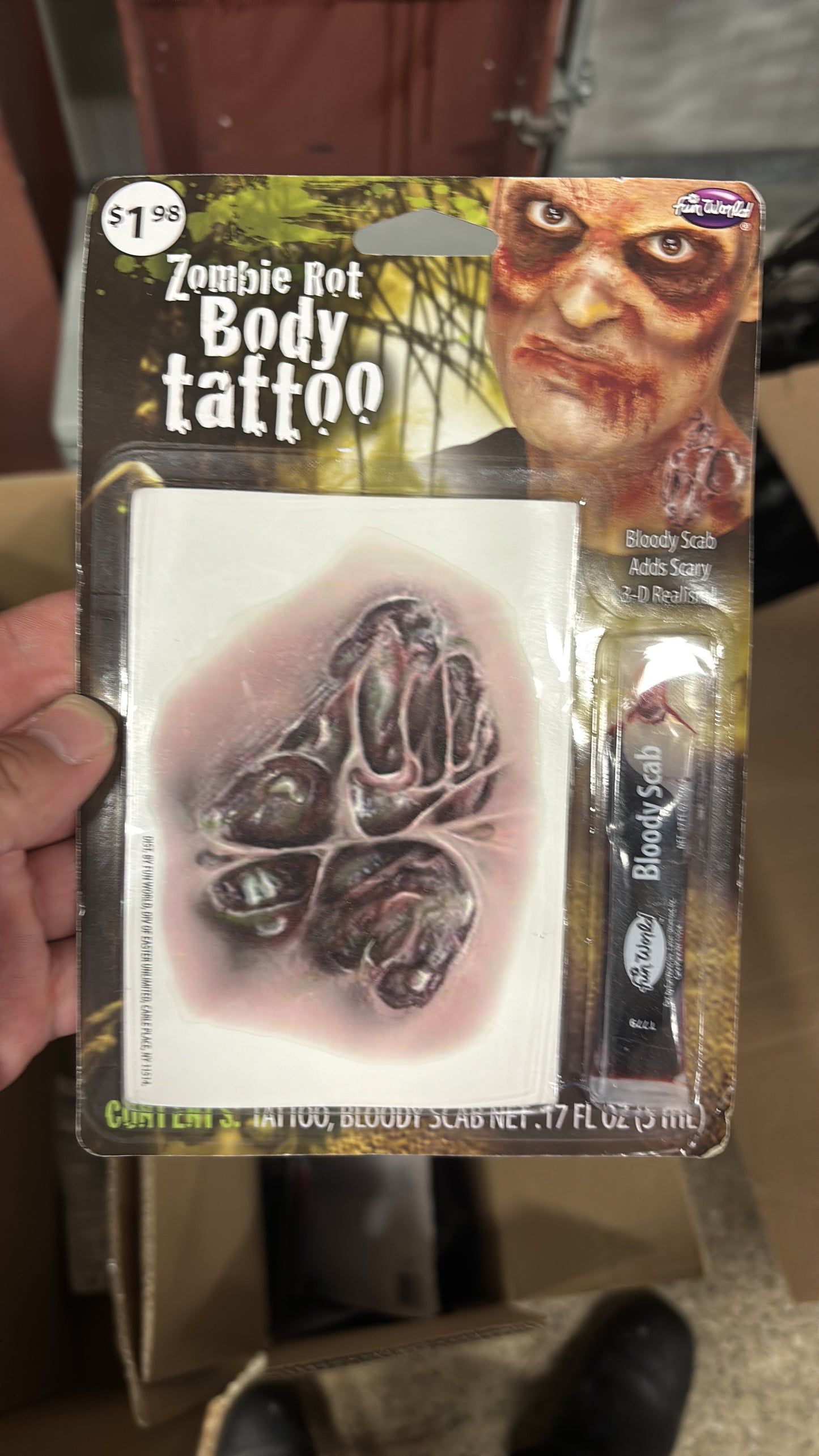 Zombie Rot Body Tattoo