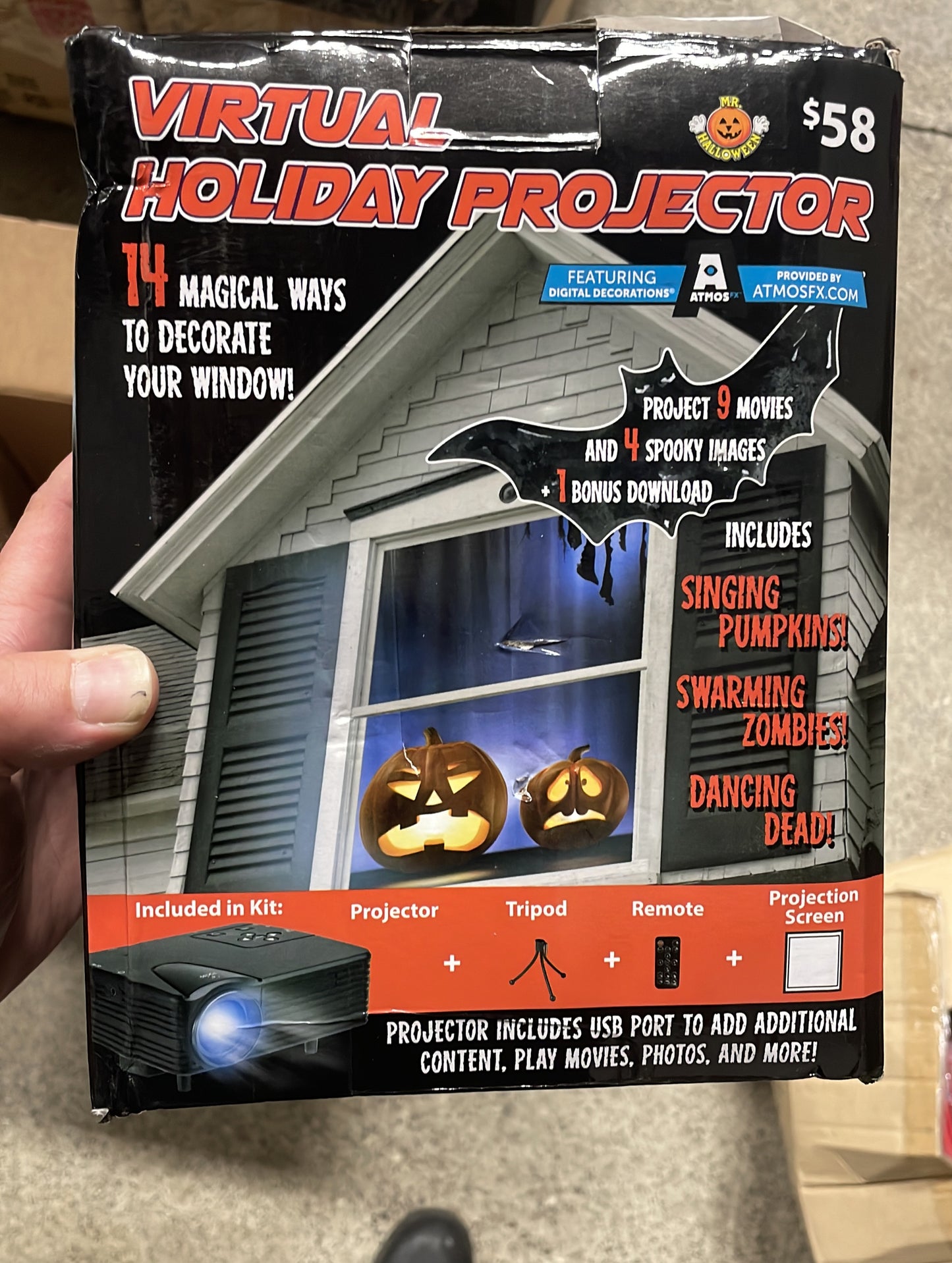 Virtual Holiday Projector