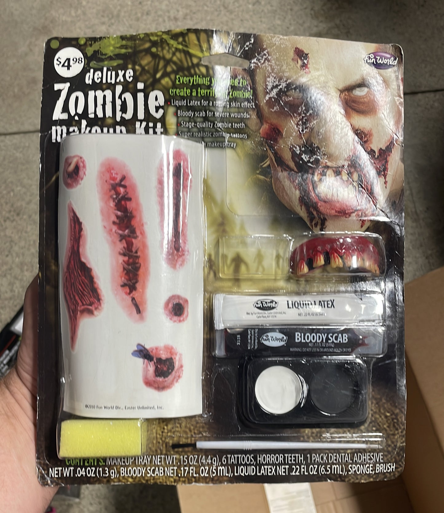 Delux Zombie Makeup Kit