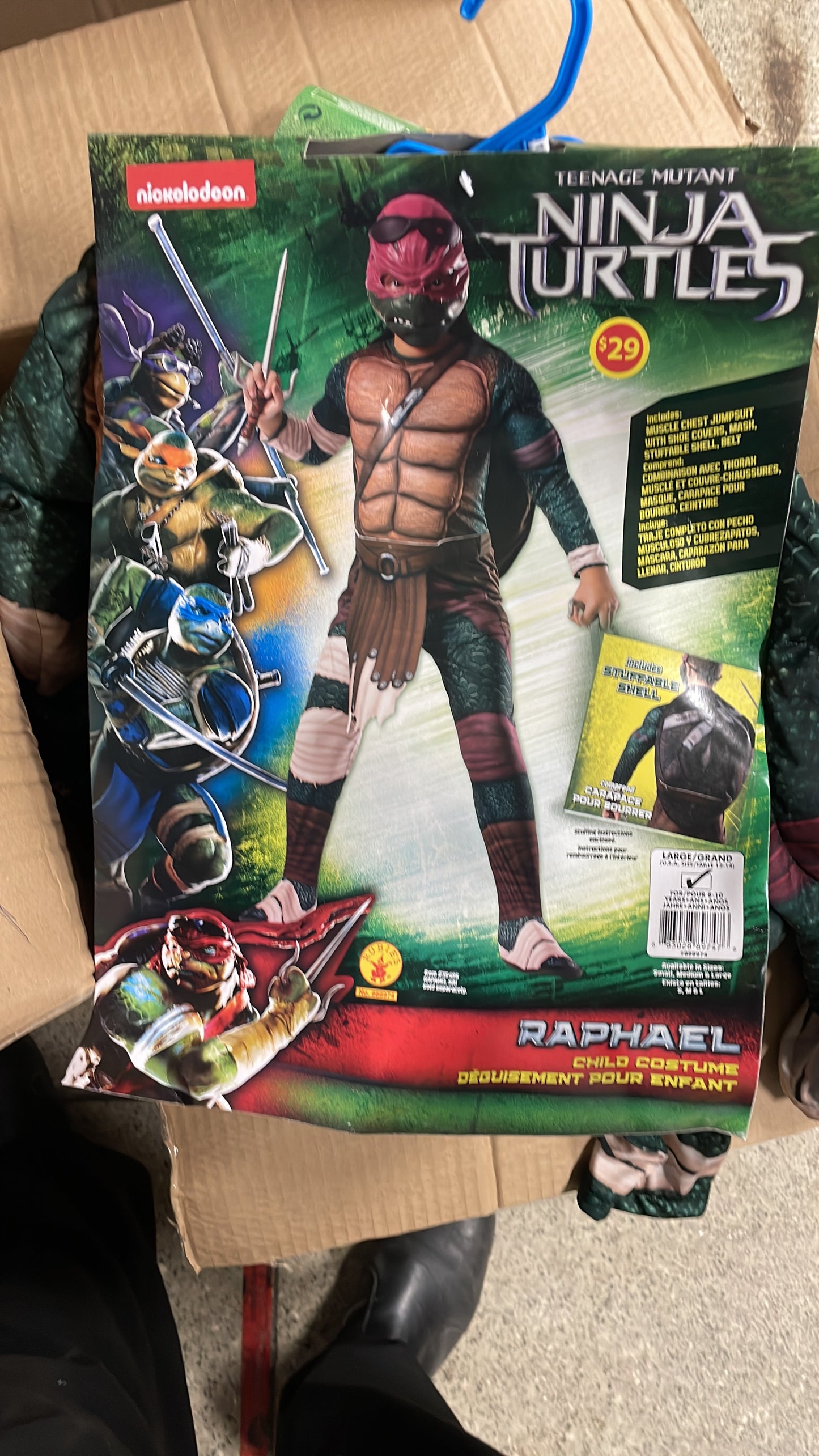 Nickelodeon Teenage Mutant Ninja Turtles Child Costume – Raphael (Large 12–14)