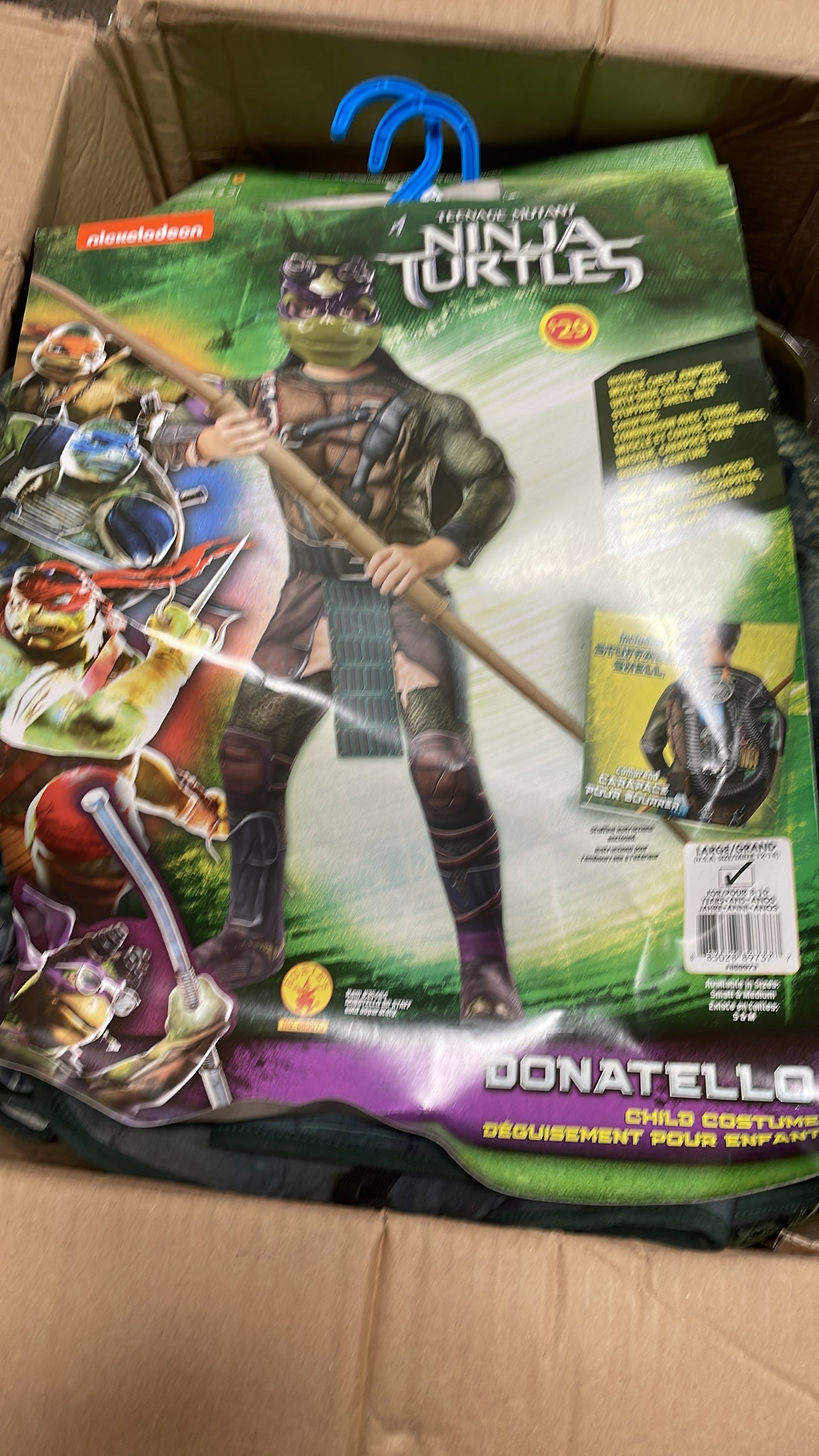 Nickelodeon Teenage Mutant Ninja Turtles Donatello Child Costume Large (8-10)