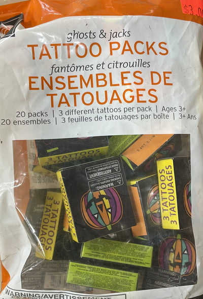 ghost & jacks TATTOO PACKS