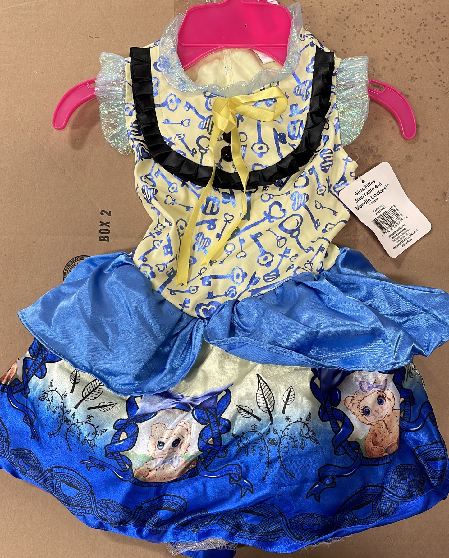 Girls Size 4-6 Blondie Lockes