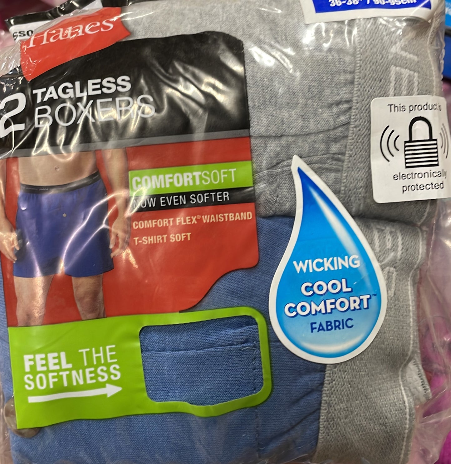 Hanes 2 Tagless boxers 54241