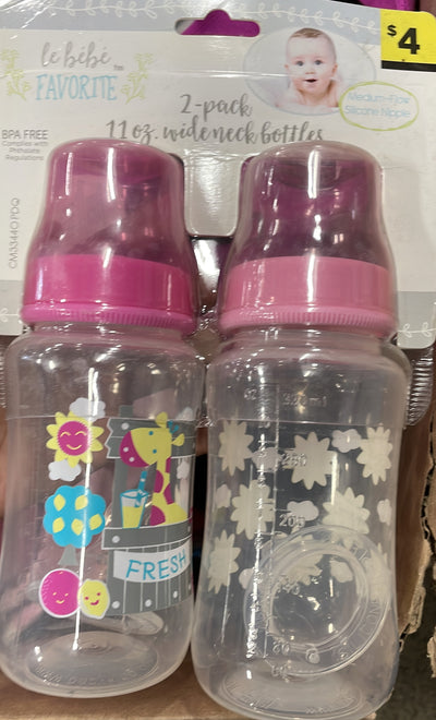 FAVORITE 2-pack 11oz. wide neck bottles