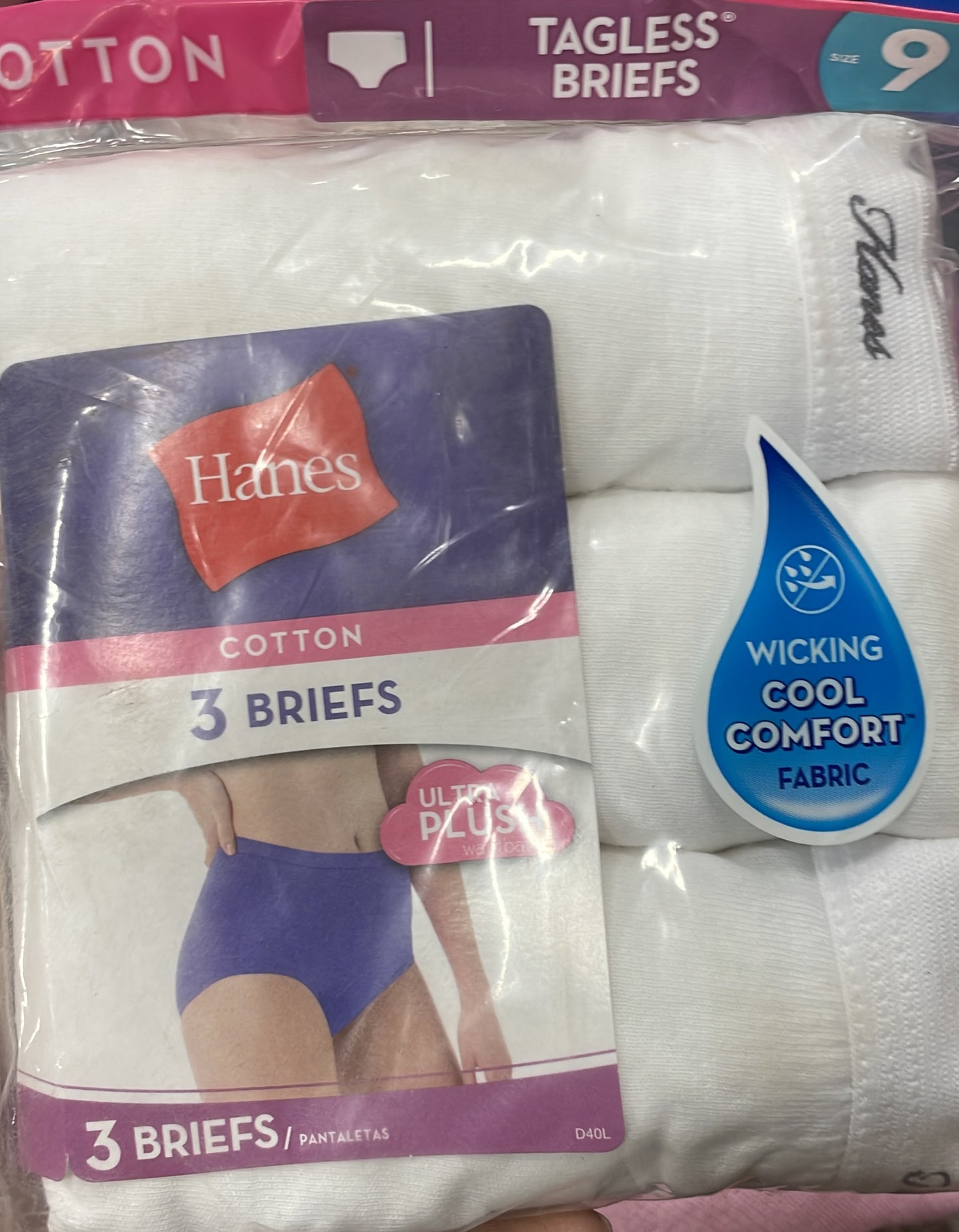 Hanes COTTON 3 BRIEFS 6479