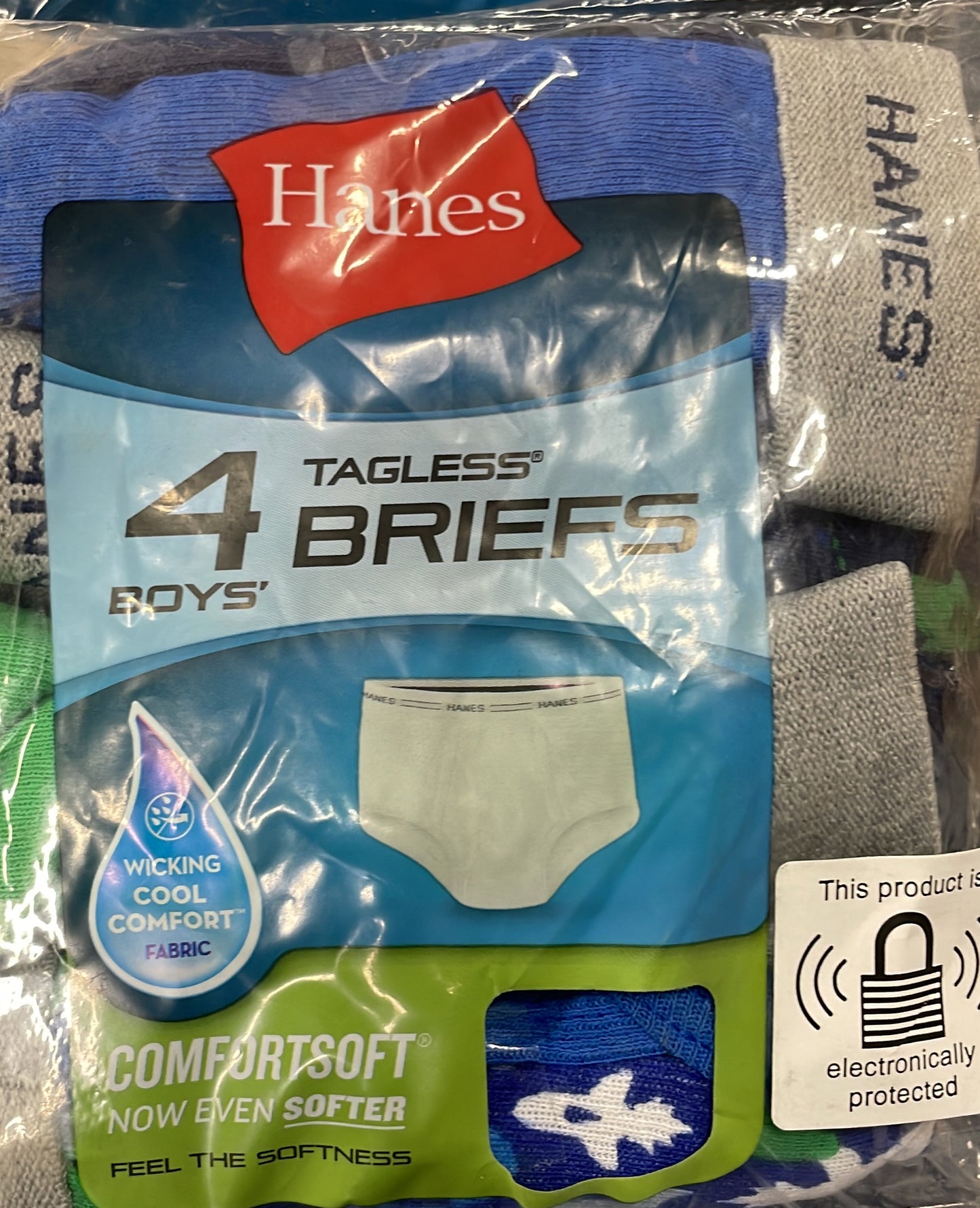 Hanes TAGLESS BRIEFS 2T-3T 88337