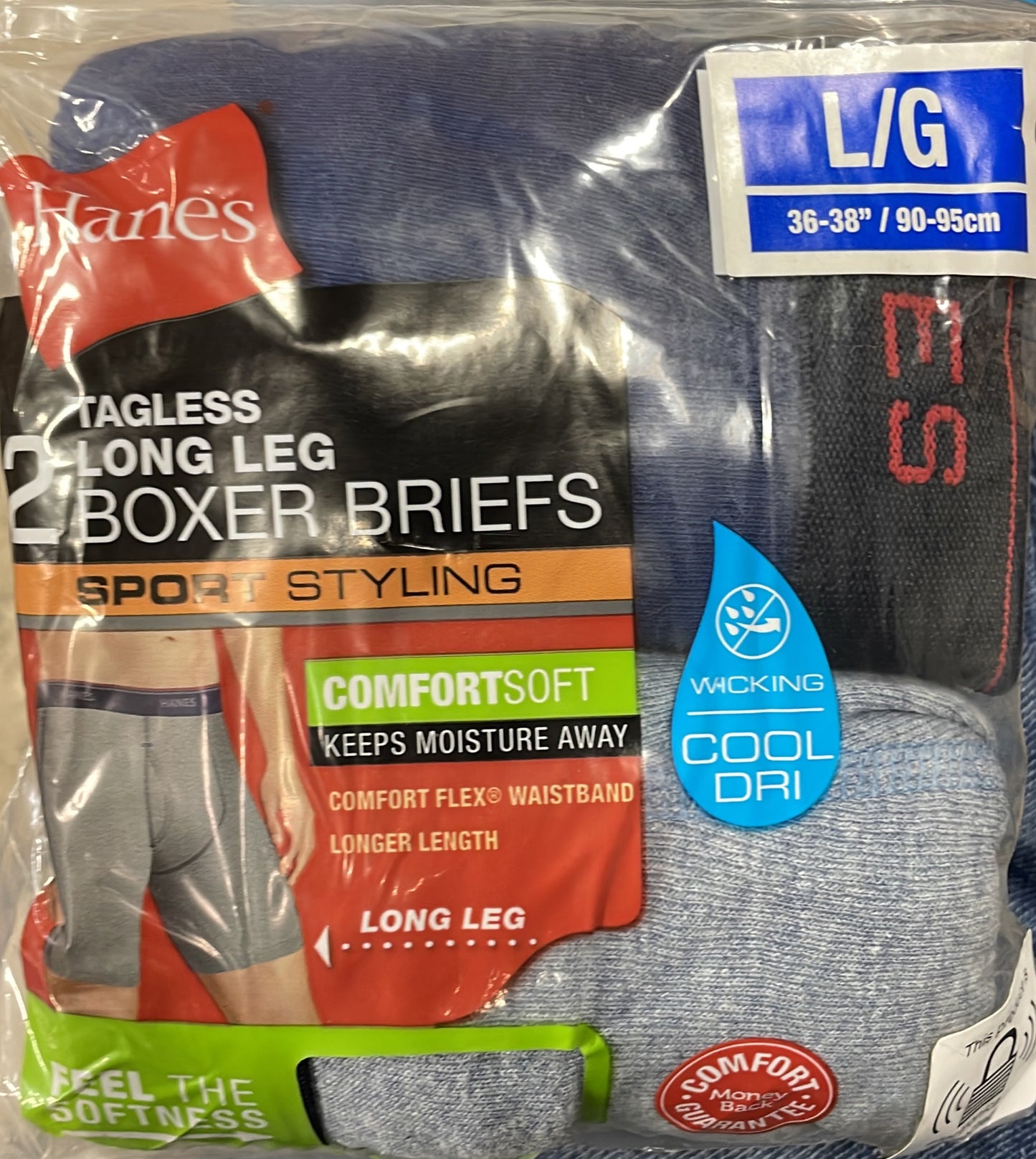 Hanes Tagless Long Leg Boxer Briefs 77480