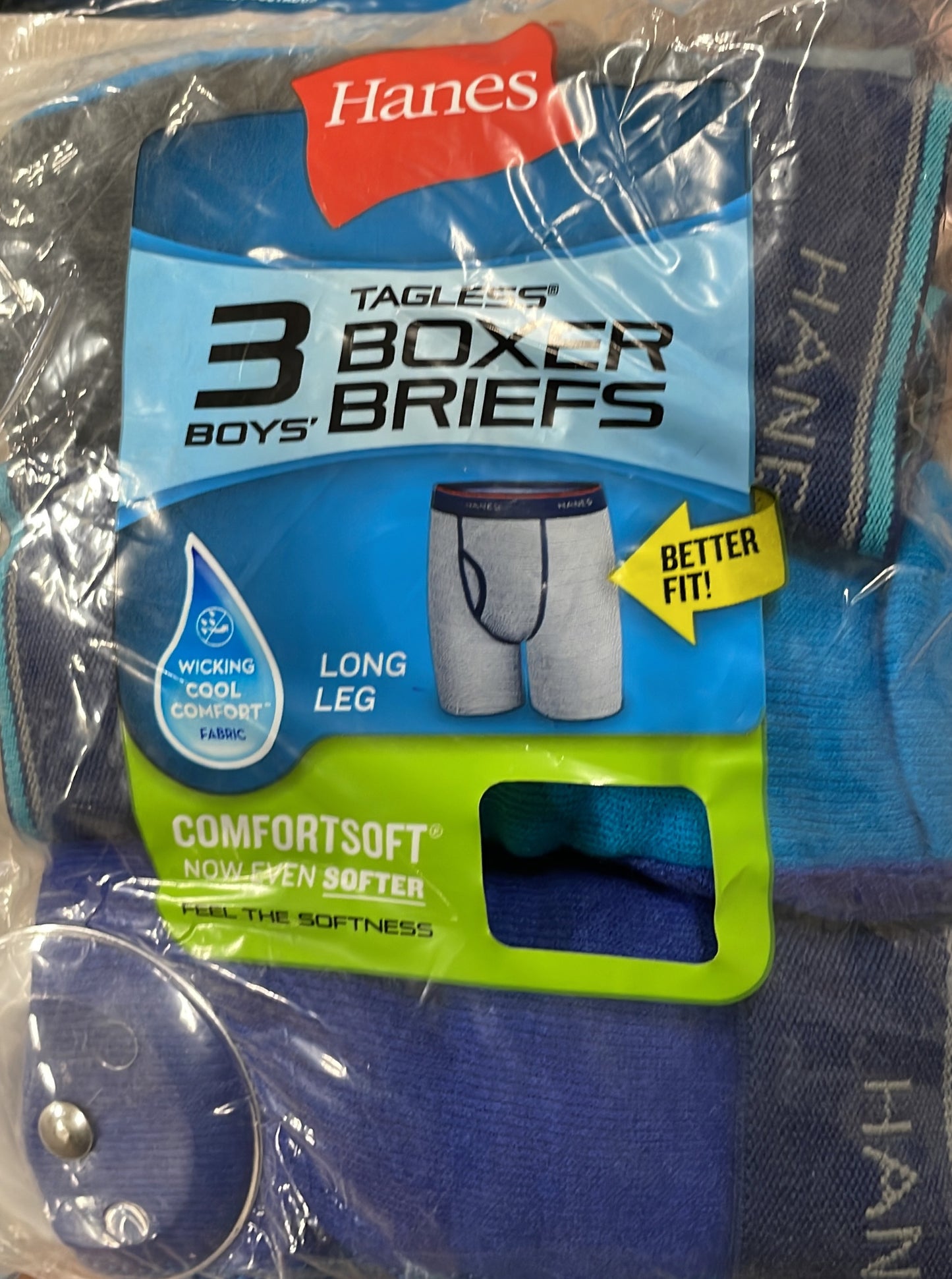 Hanes Tagless Boxer Briefs L/G 46362