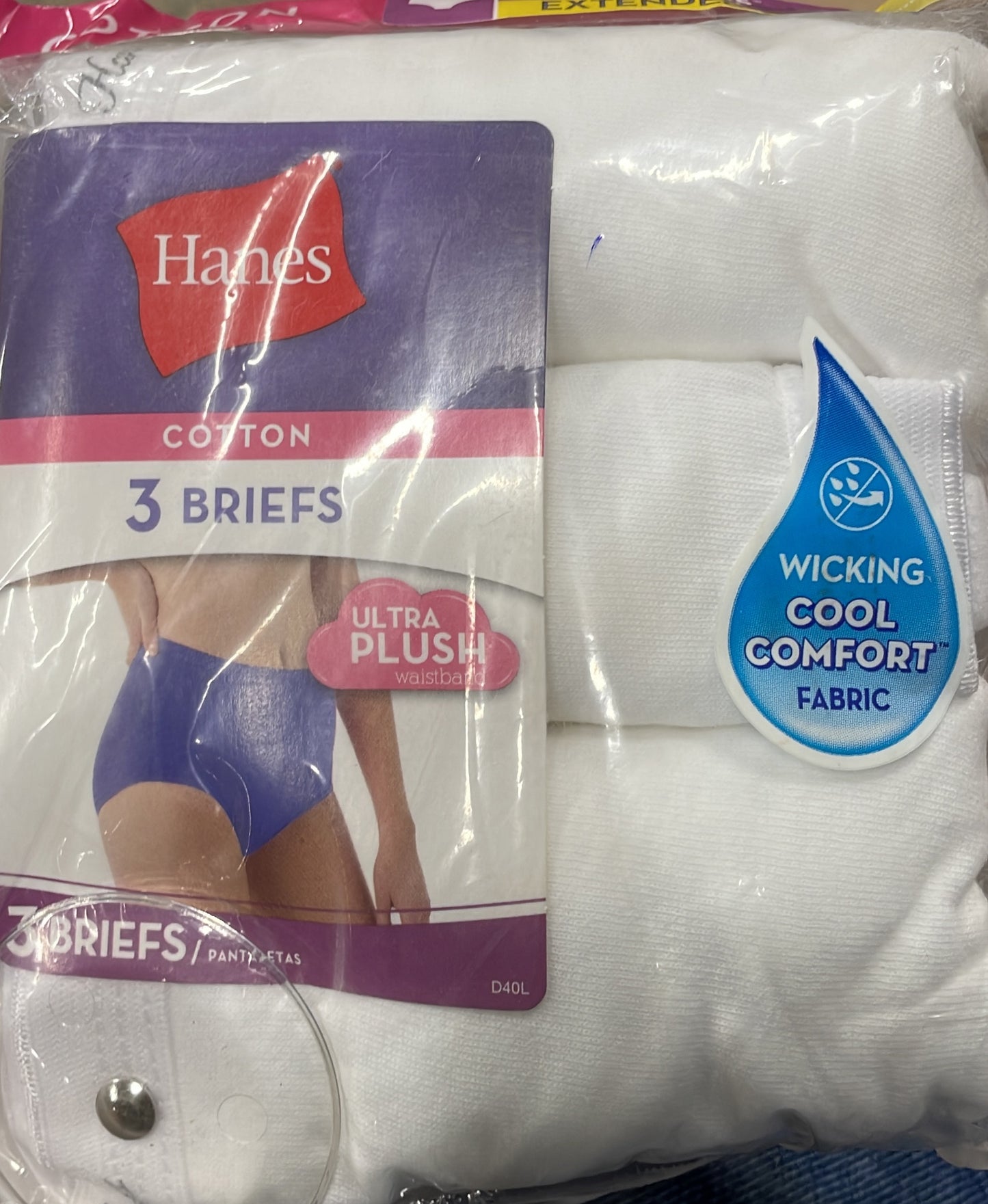 Hanes COTTON BRIEFS Extended Size 27209