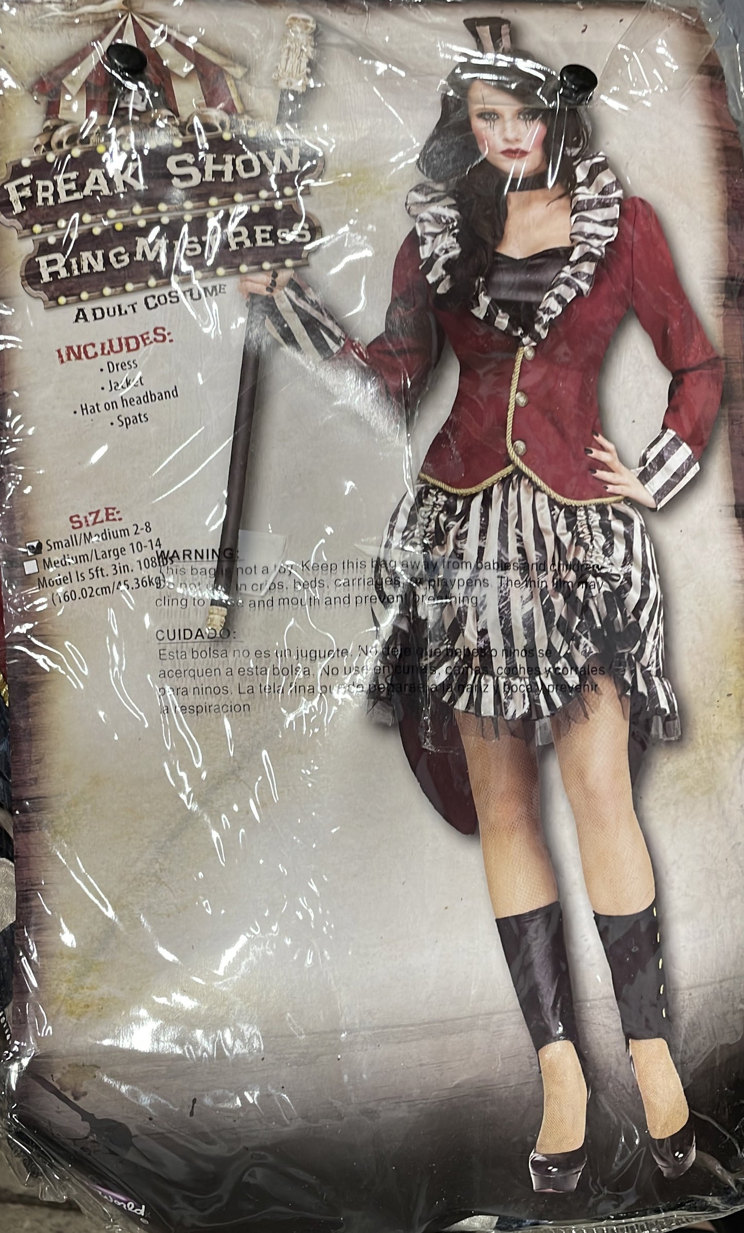 FREAK SHOW RONG MISTRESS ADULT COSTUME
