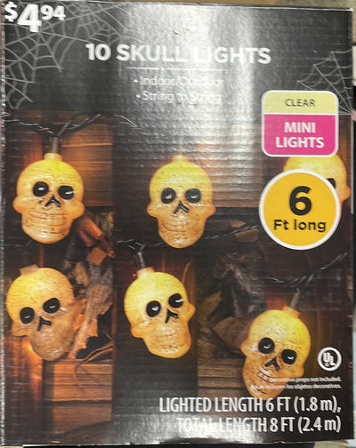 10 SKULL LIGHTS