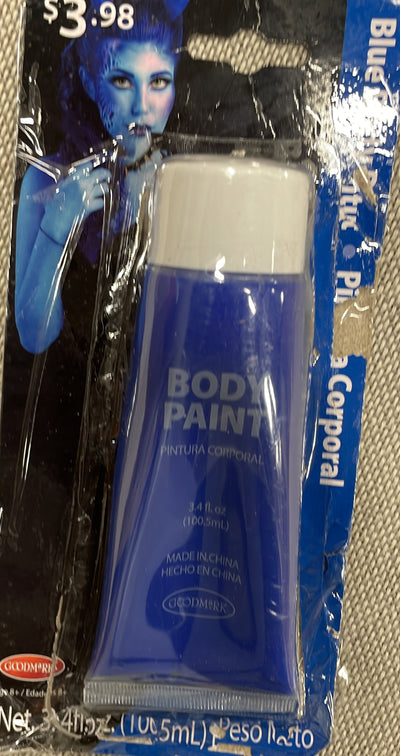 Blue Body Paint