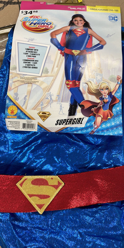 SUPERGIRL Costume LARGE(10-12)