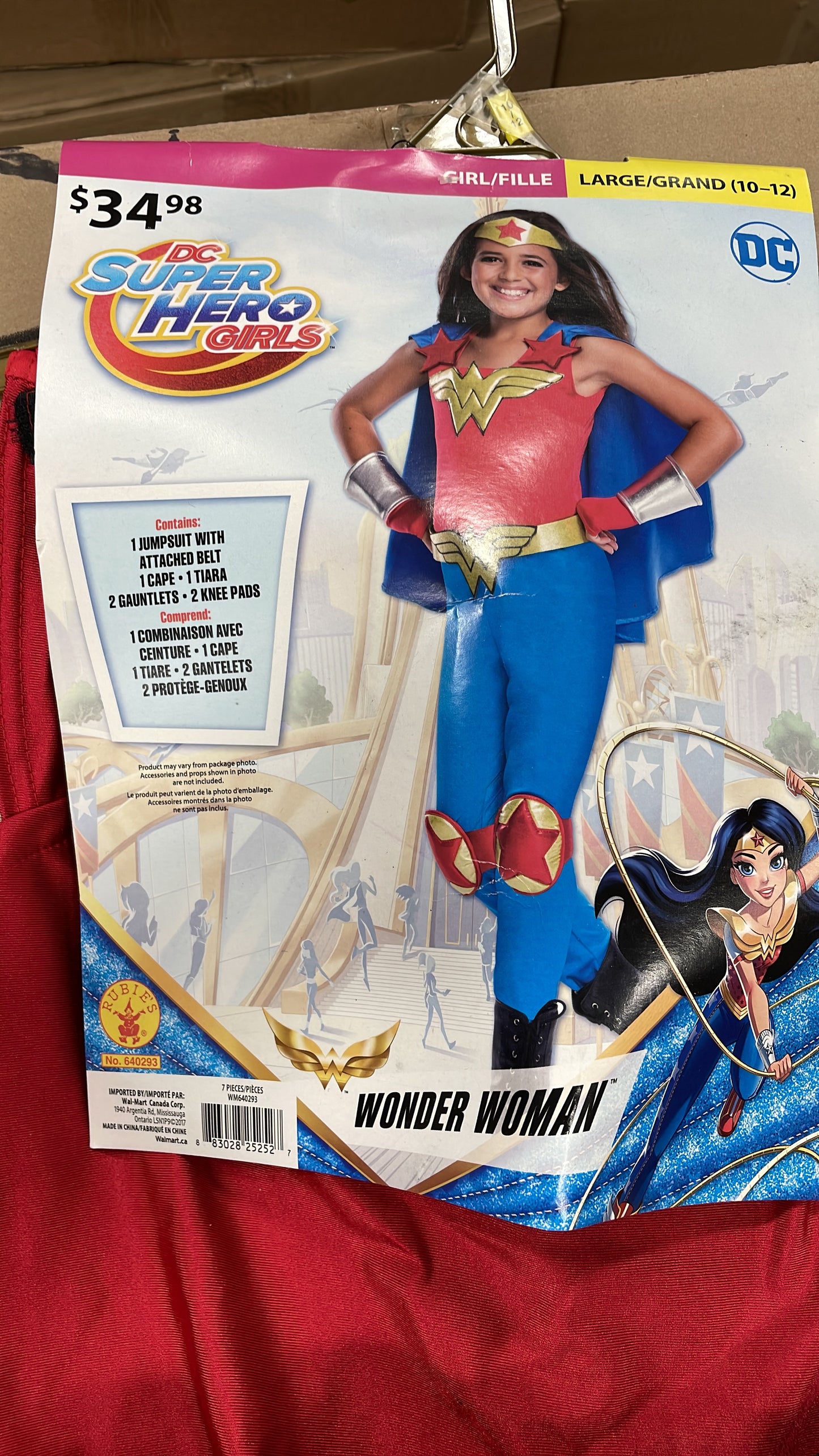 Wonder Woman Costume – Large (10–12)