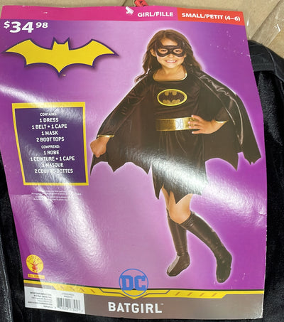 Batgirl Costume Small (4-6)