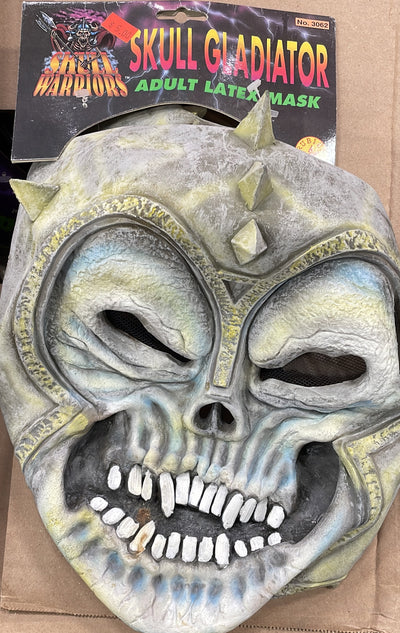 SKULL GLADIATOR ADULT LATEX MASK