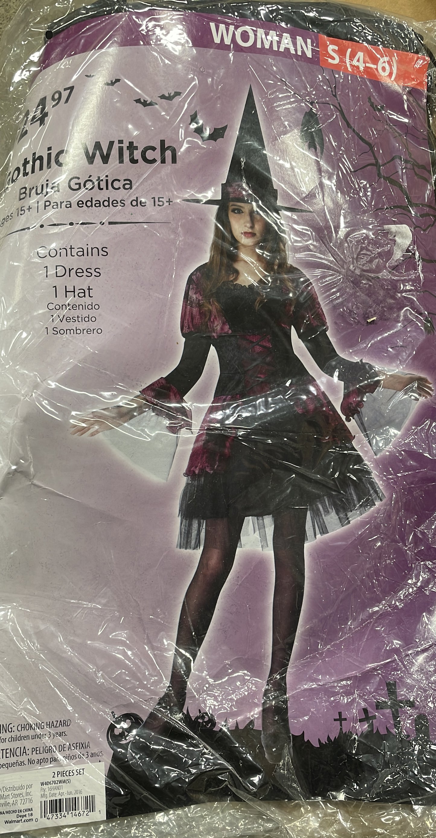 Gothic Witch S (4-6)