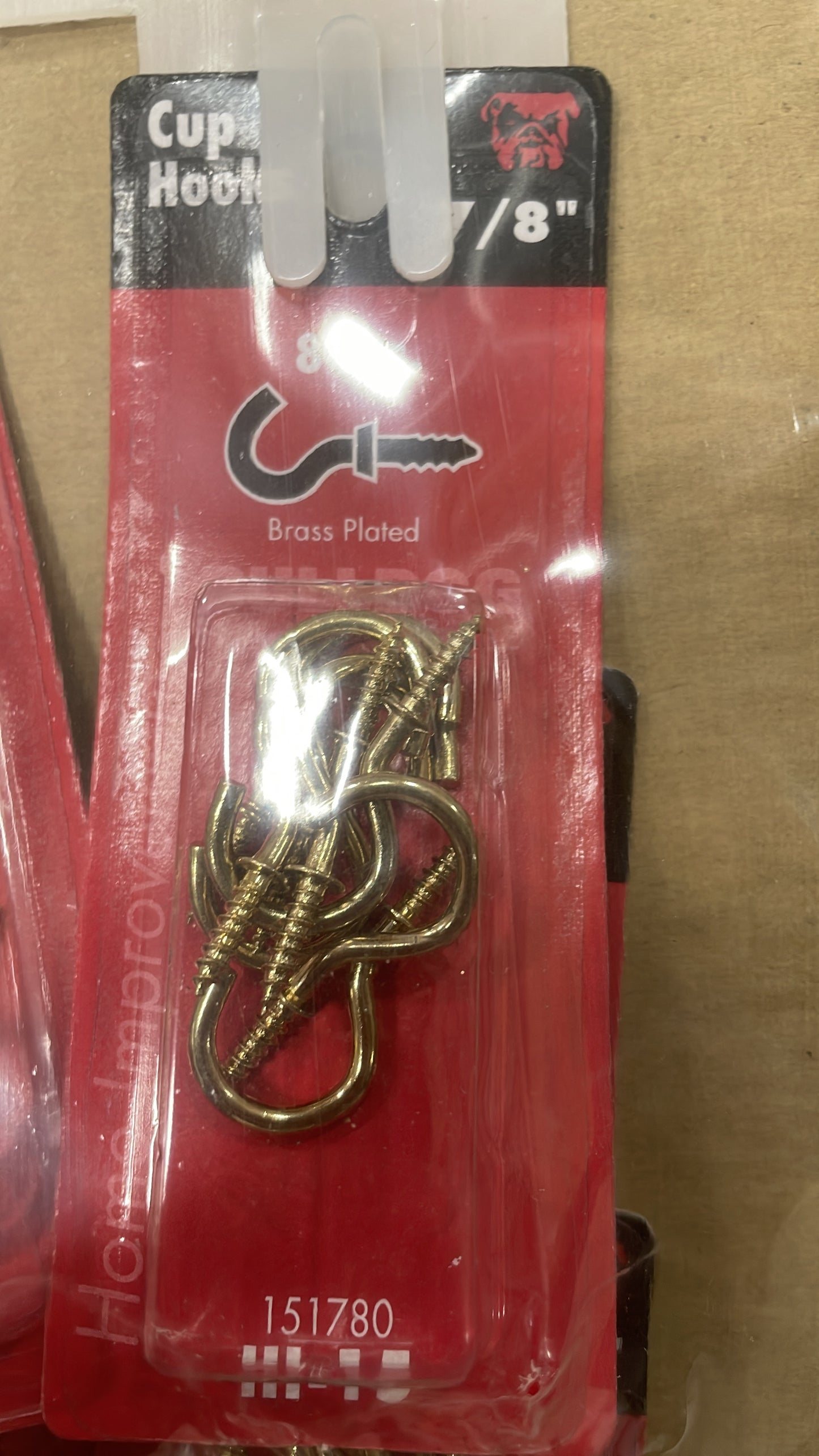 Cup Hooks 7/8 “ 8 pcs