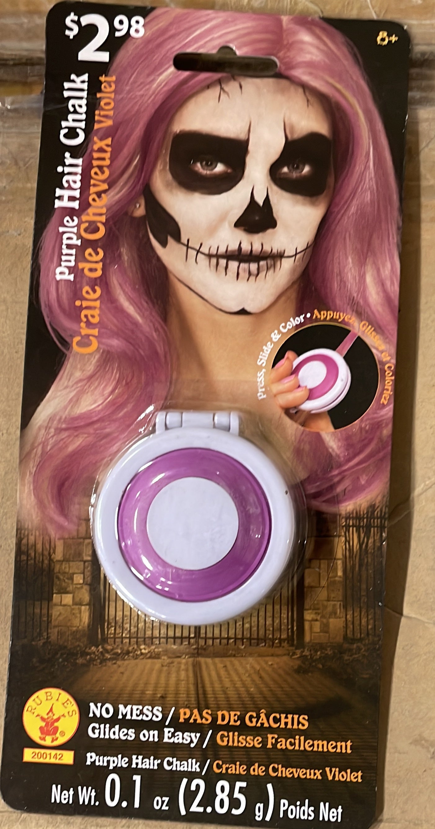 Purple Hair Chalk