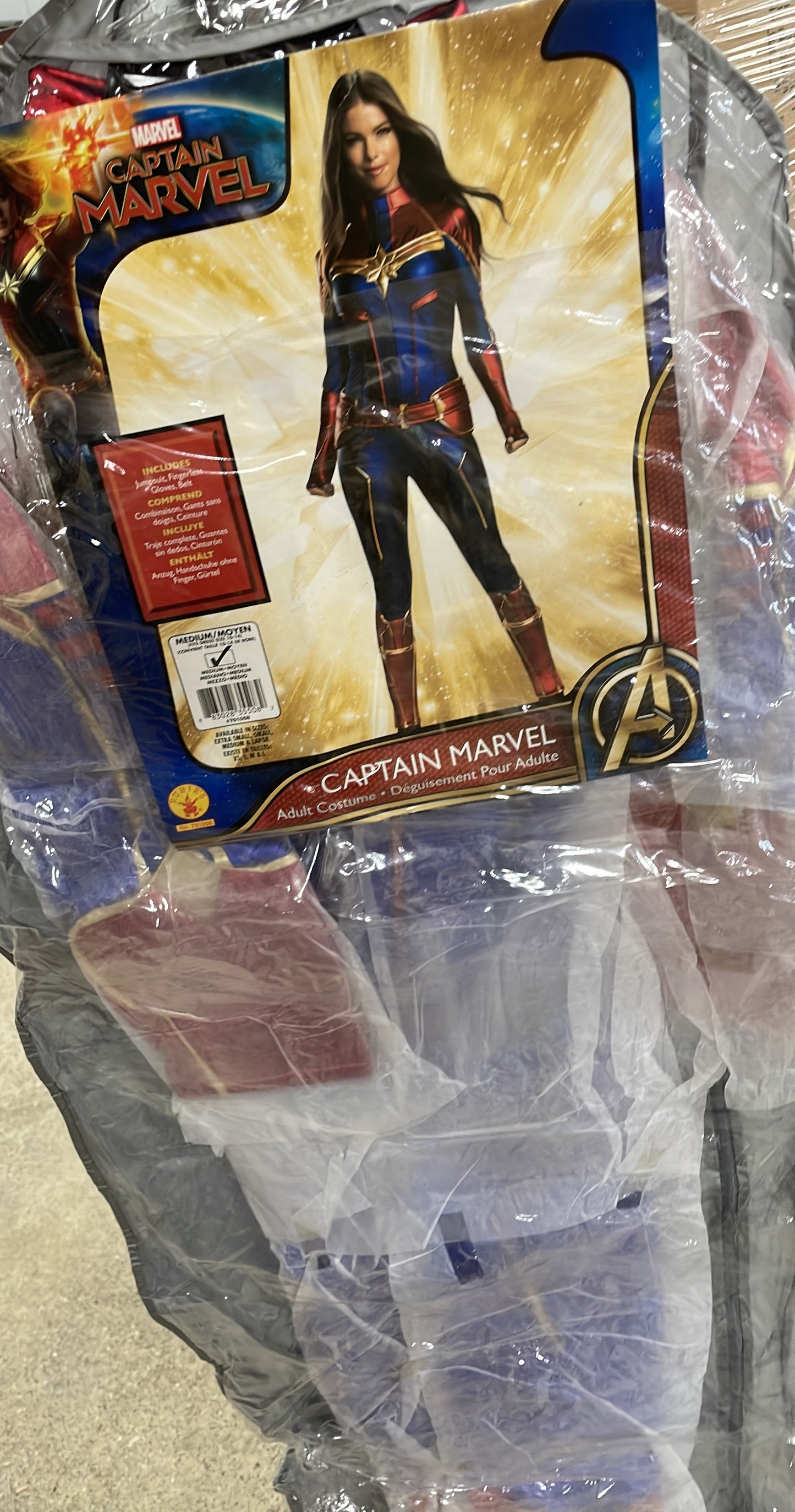 Captain Marvel Adult Costume