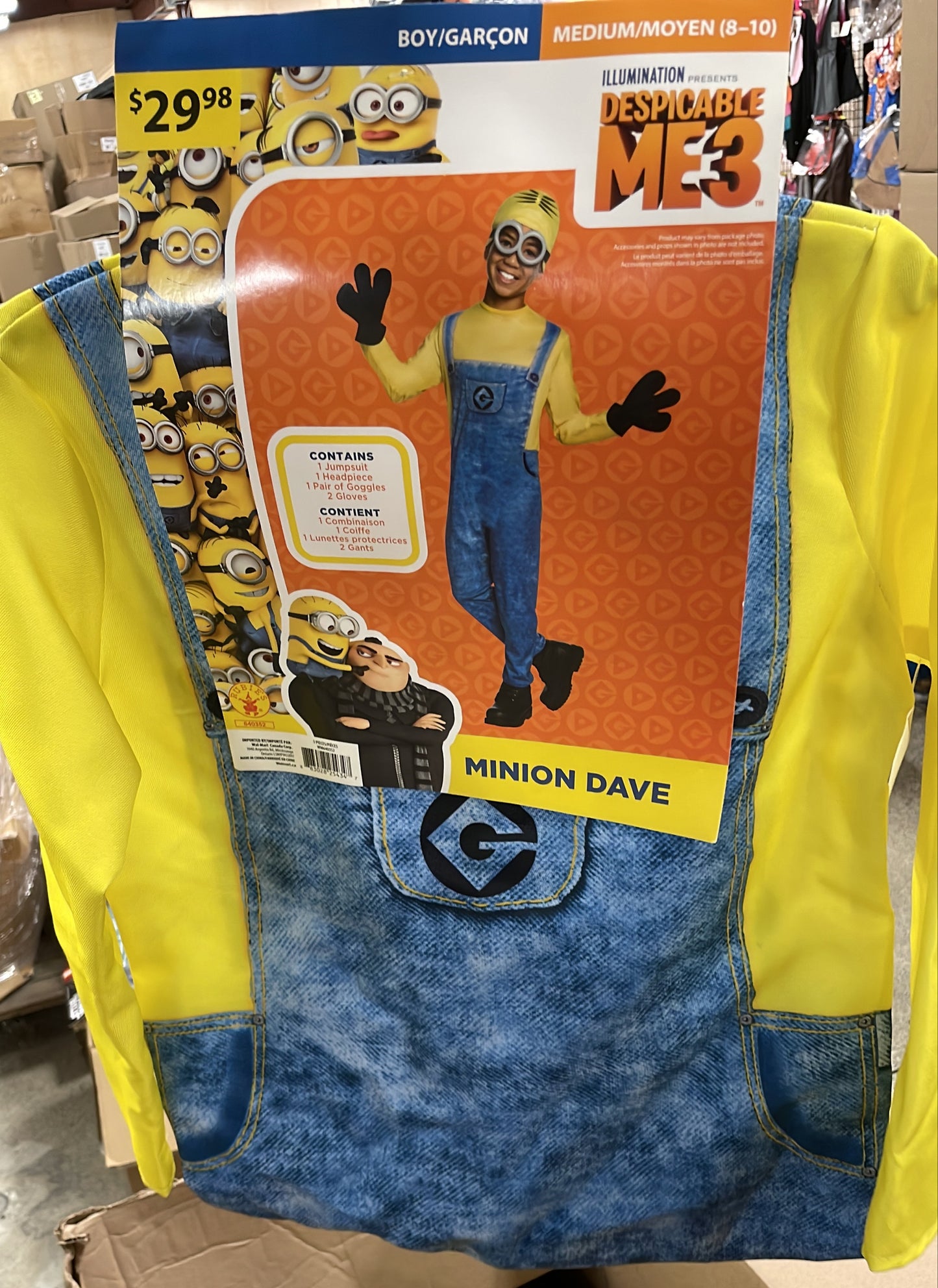 MINION DAVE MEDIUM (8-10)