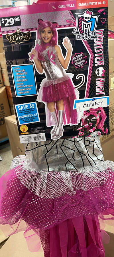 Monster High Catty Noir Costume – Small (4–6)