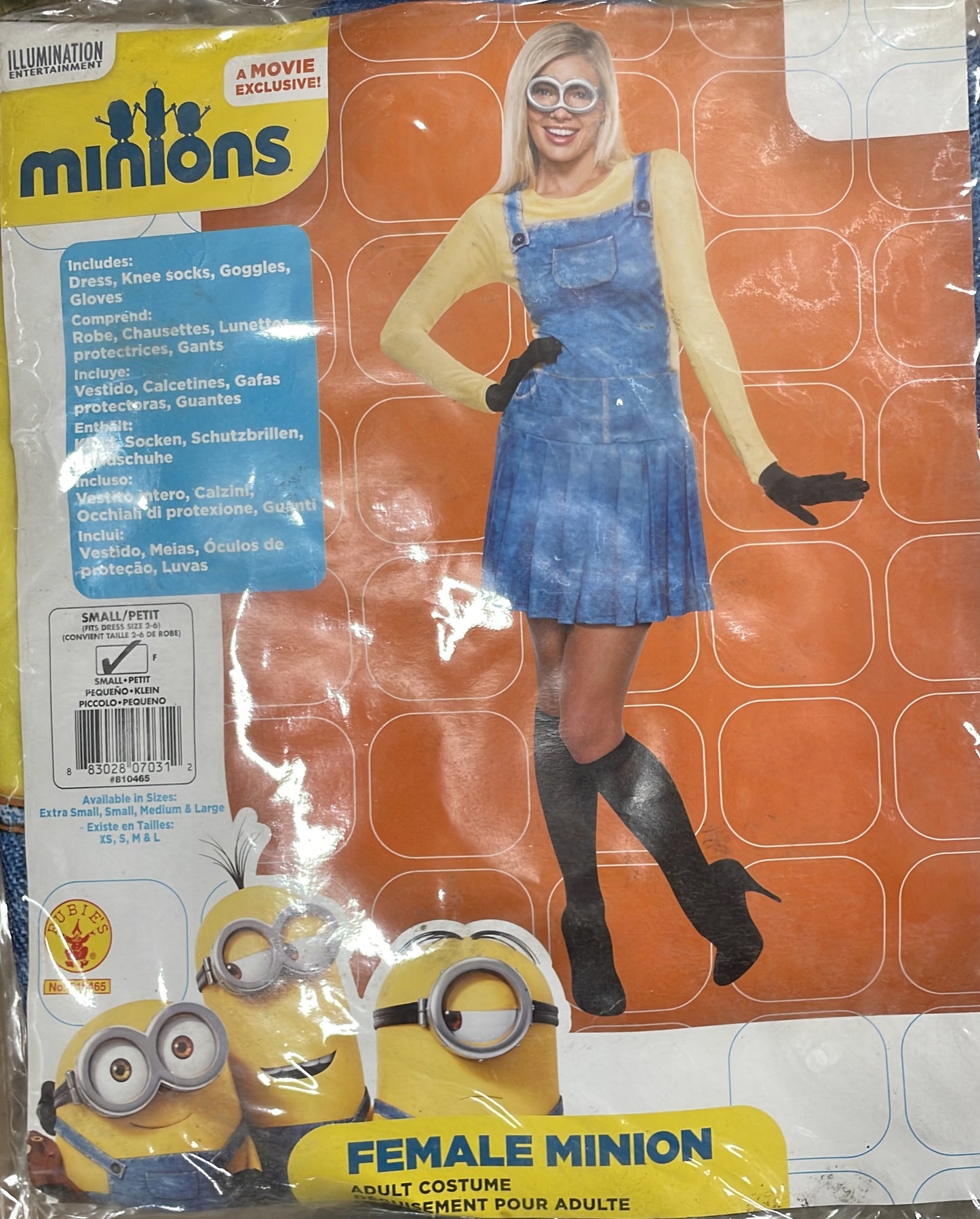 FEMALE MINION Adult Costume