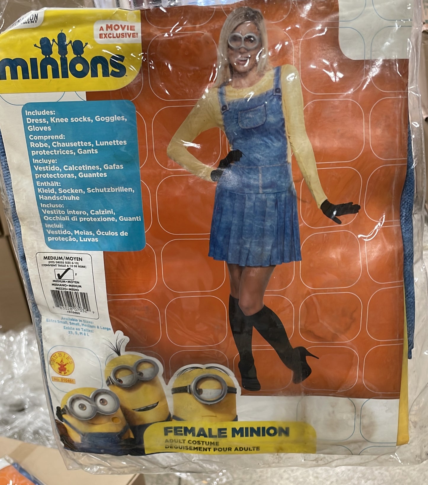 Female Minion Adult Costume Medium