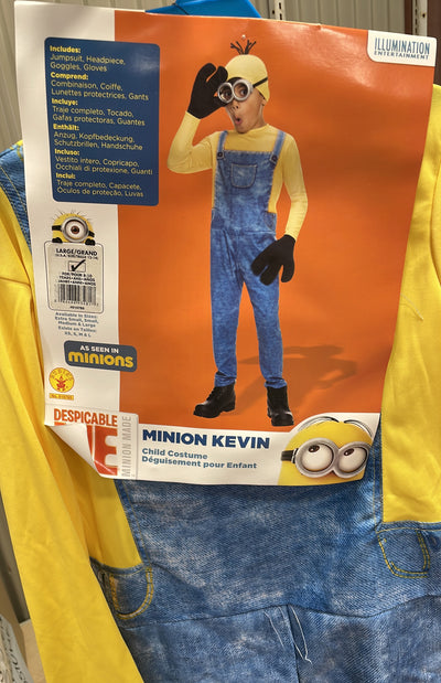 MINION KEVIN CHILD COSTUME large
