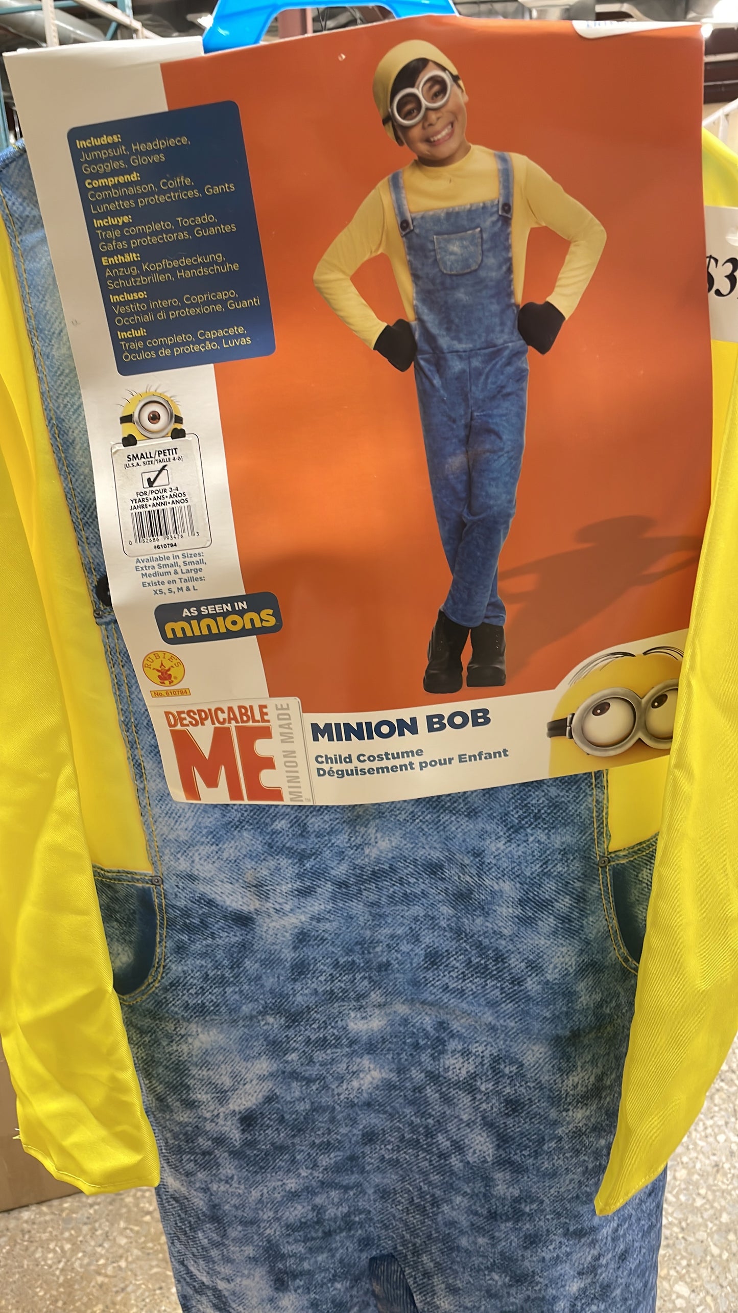 DESPICABLE ME MINION BOB SMALL (4-6)