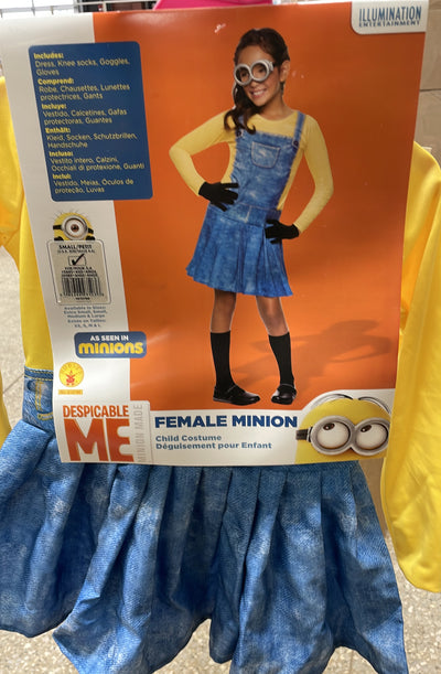 DESPICABLE ME FEMALE MINION SMALL (4-6)