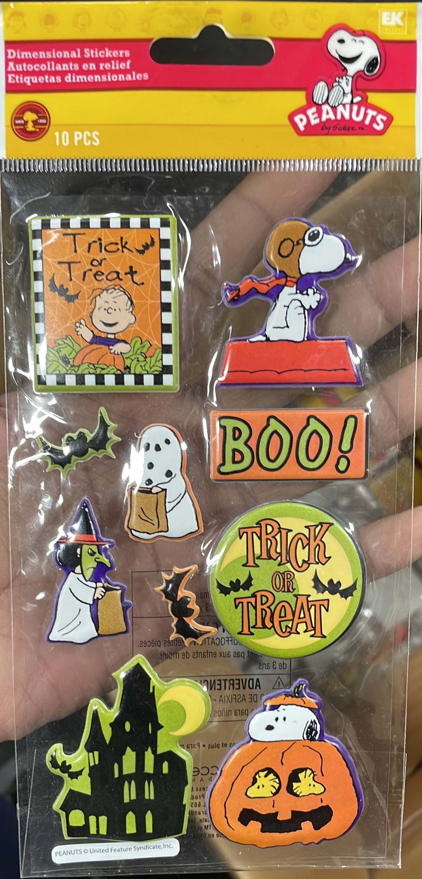 PEANUTS Dimensional Stickers