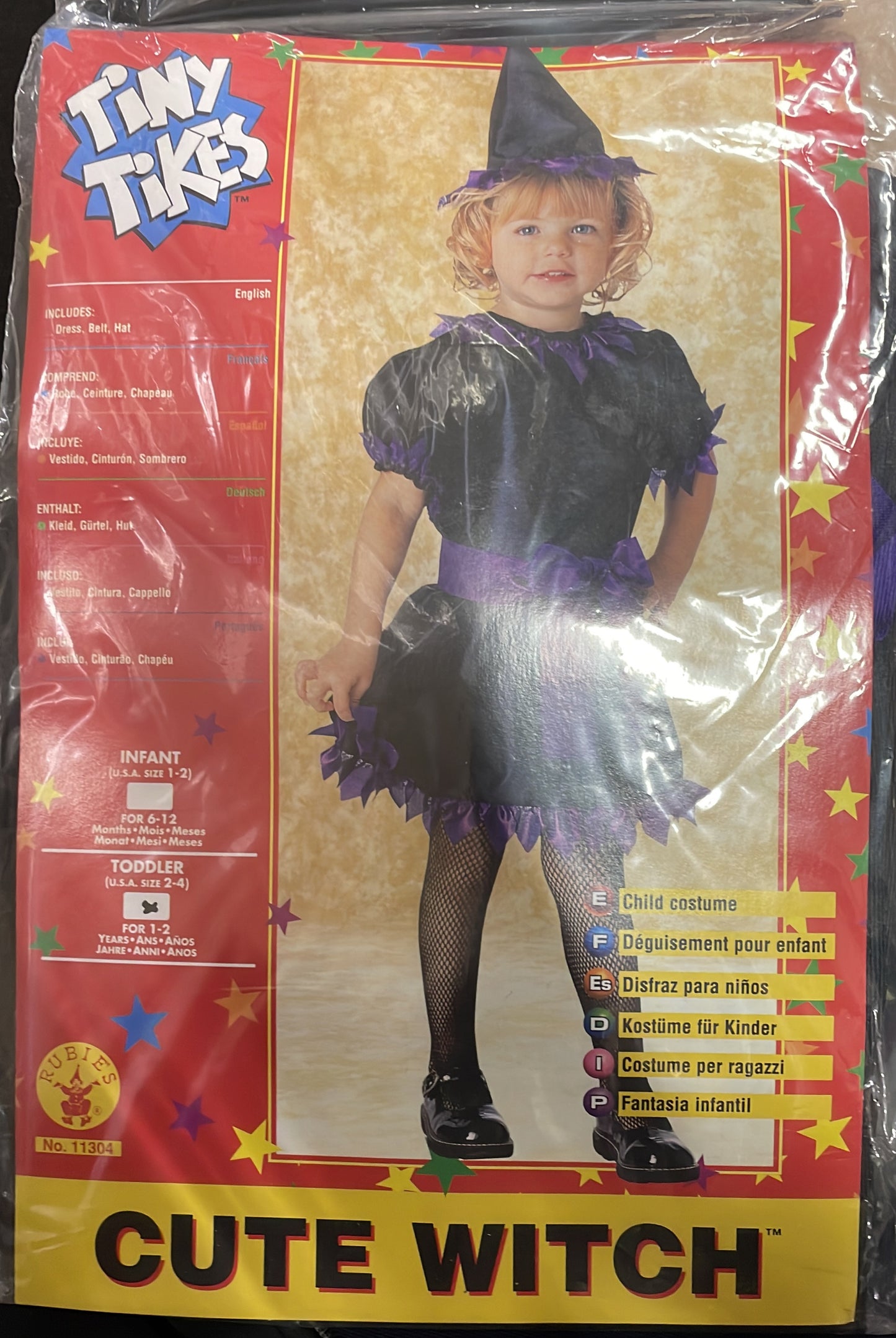 CUTE WITCH TODDLER (2-4)