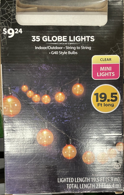35 GLOBE LIGHTS