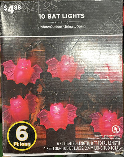 10 BAT LIGHTS