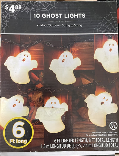10 GHOST LIGHTS
