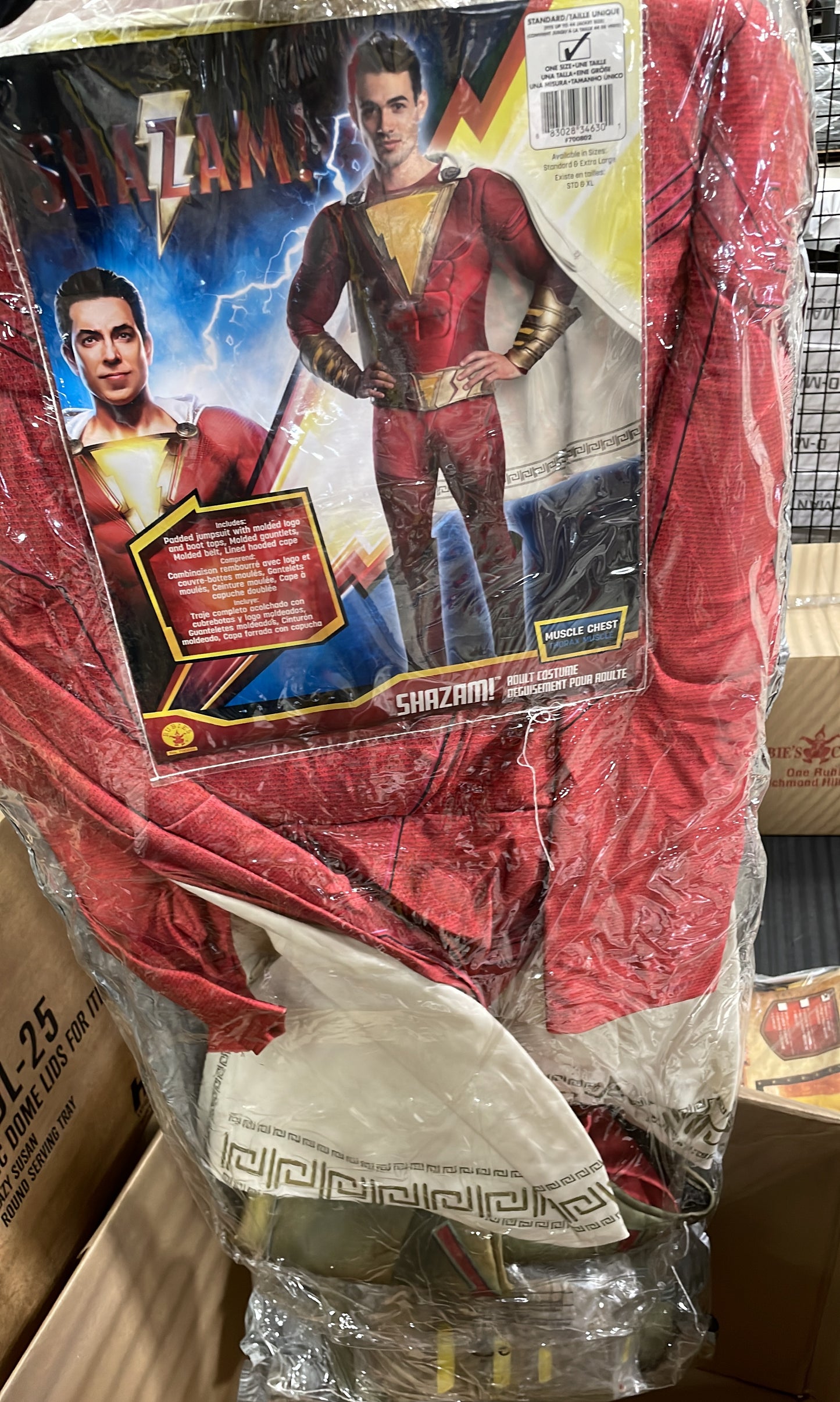 SHAZAM ADULT COSTUME STANDARD