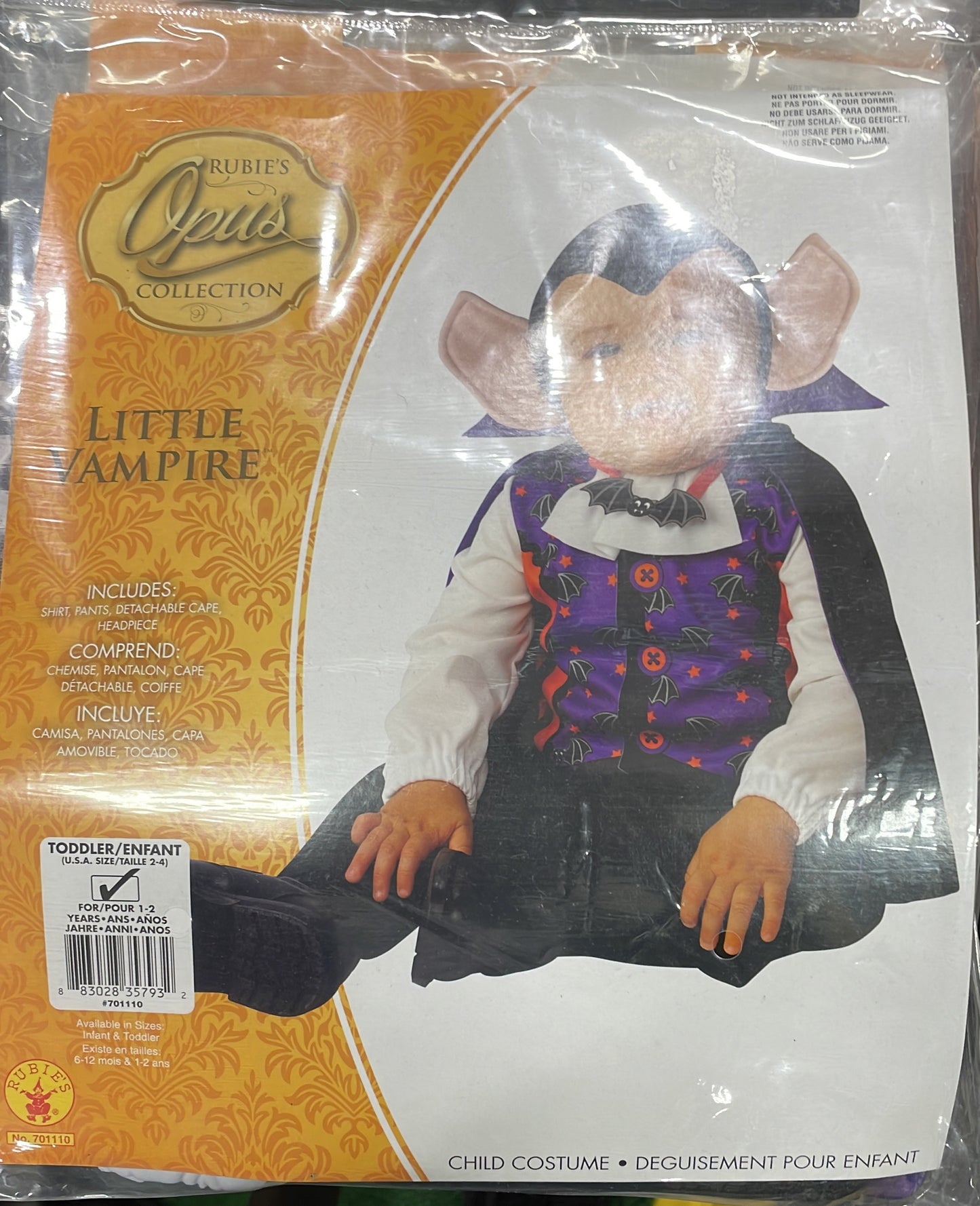 LITTLE VAMPIRE TODDLER(2-4)