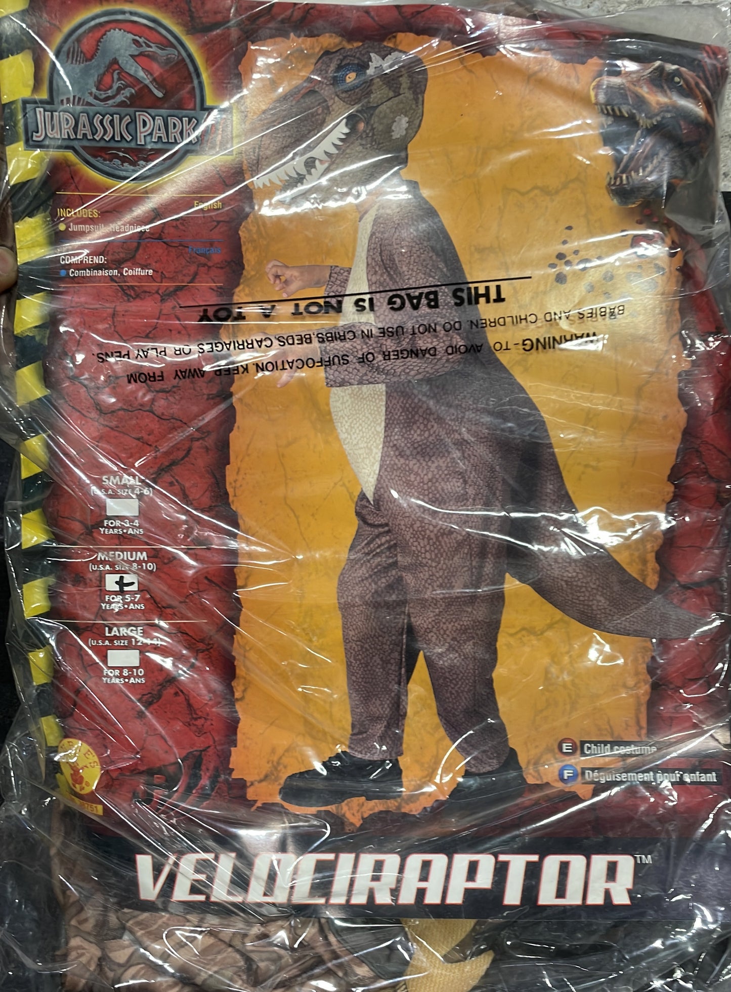 VELOCIRAPTOR MEDIUM (8-10)