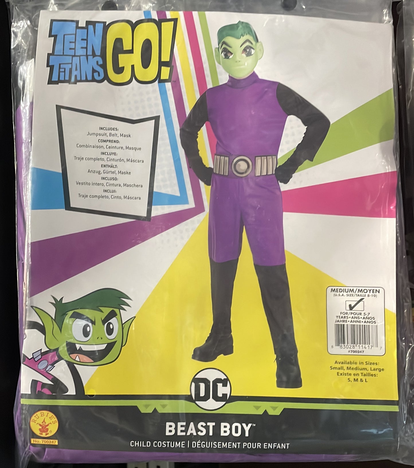 BEAST BOY MEDIUM (8-10)