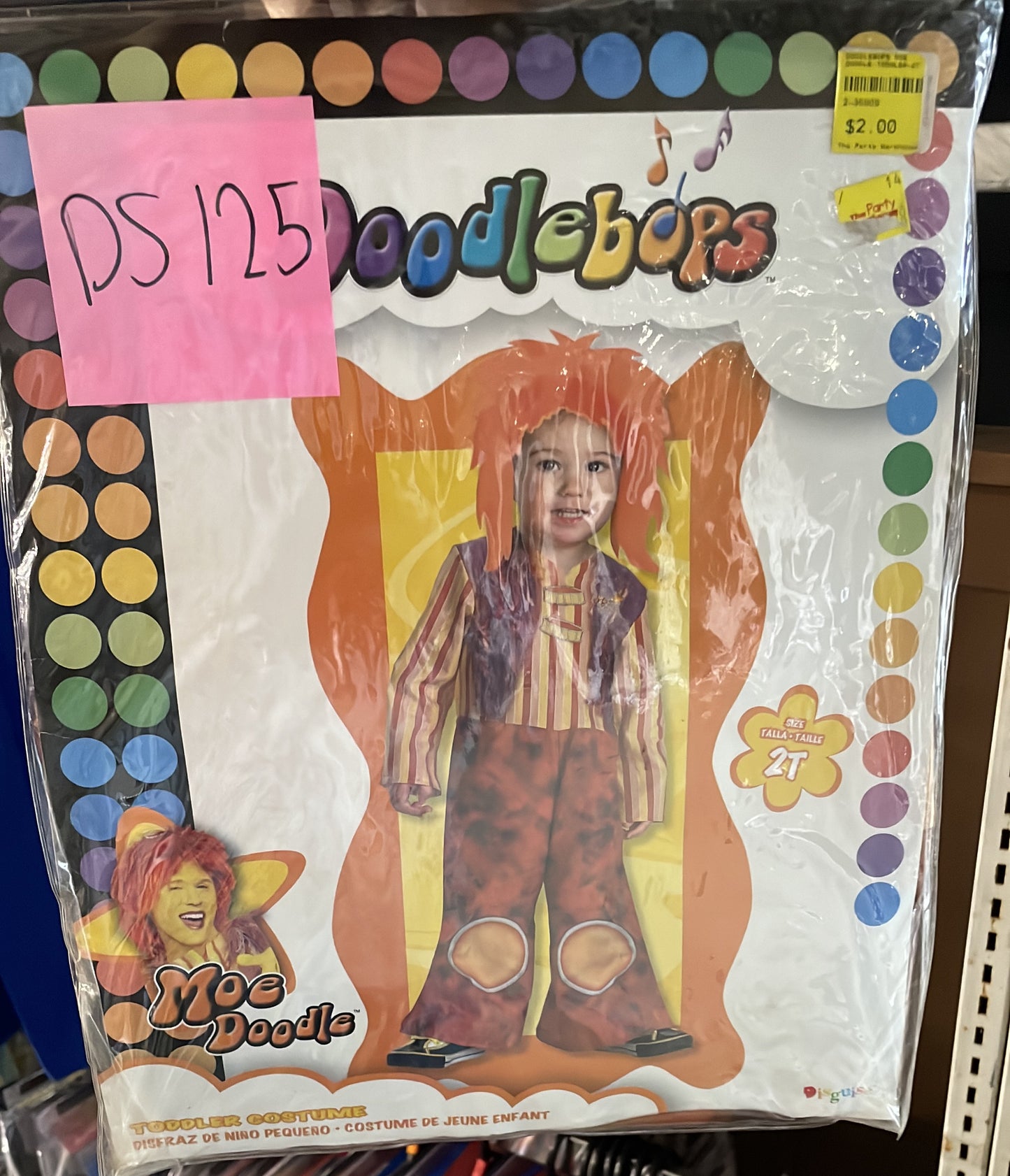 Doodlebops Toddler Costume – Moe Doodle