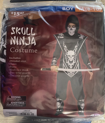 SKULL NINJA Costume M(8-10)
