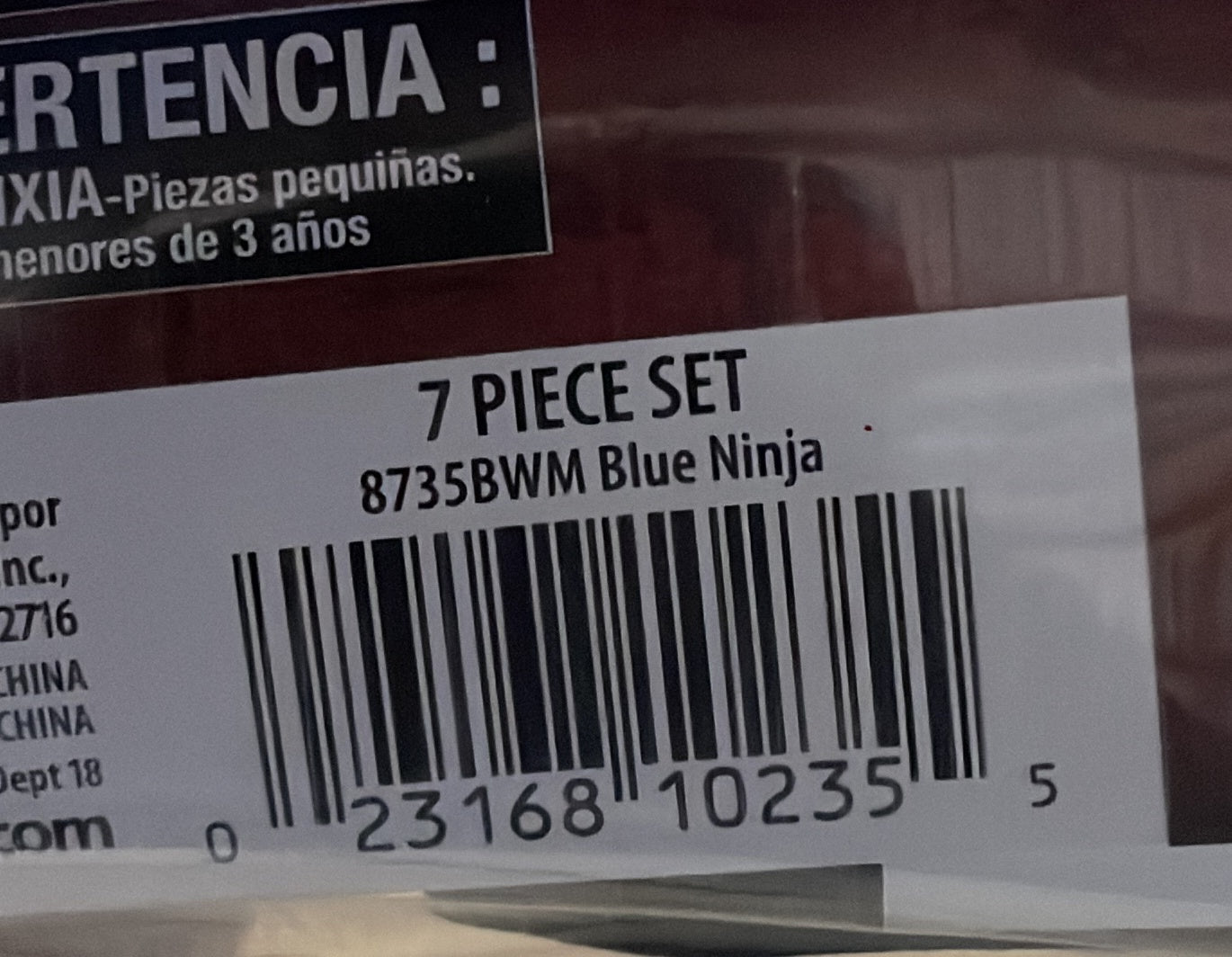 COMPLETE NINJA M (8-10)