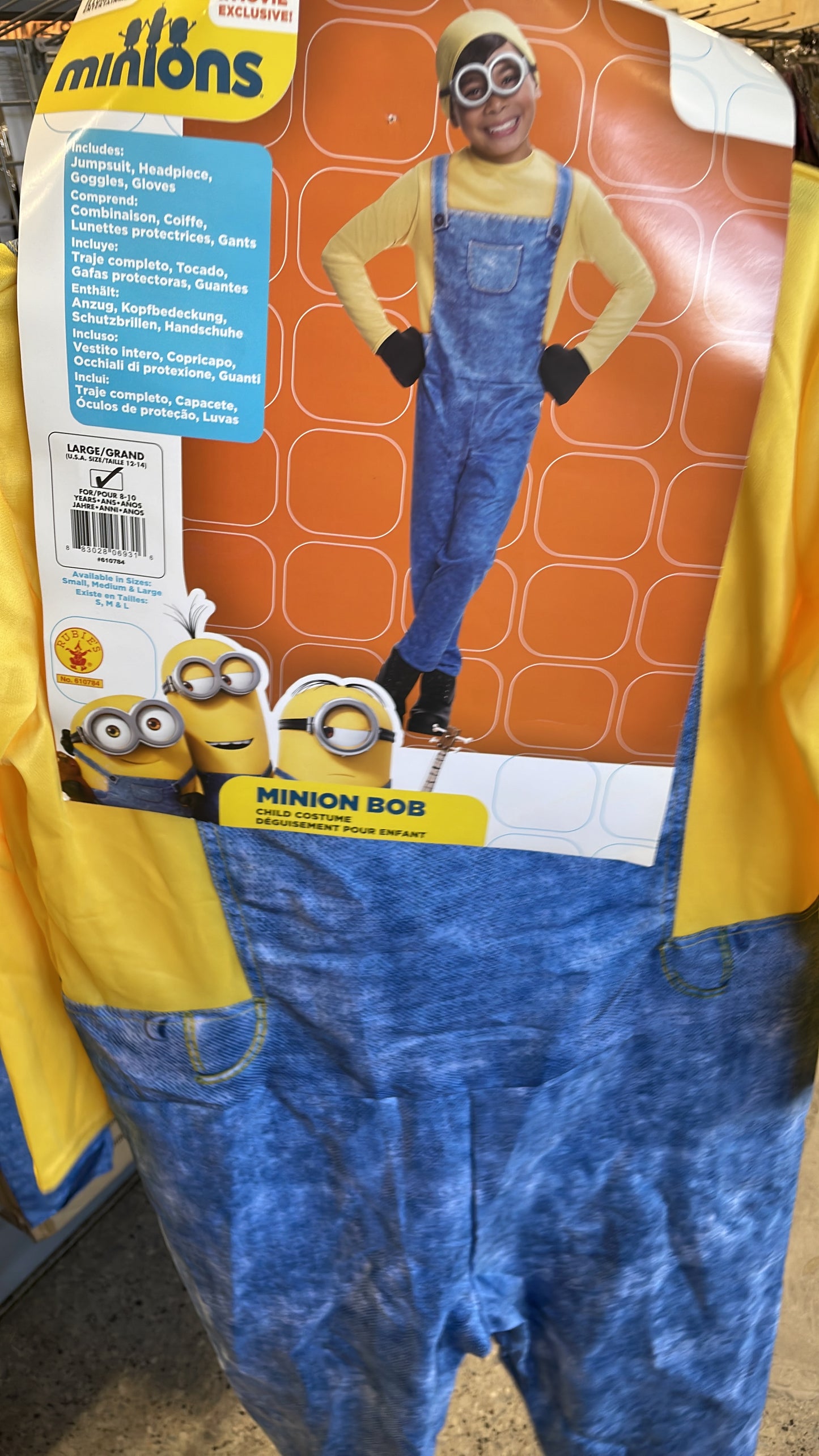 MINION BOB LARGE (12-14)